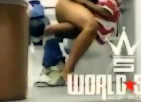 Welcome 2 world star thot fucking her best friends man in mall bathroom smh