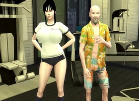 Chichi milk hermosa esposa entrenada sexualmente por el maestro roshi pervertido marido cornudo dragon ball hentai