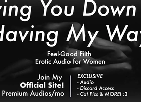 Gentle dom tying you down having my way filling you with cum aftercare erotic audio for women
