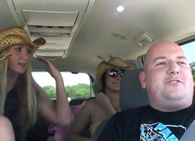 Flashing and getting naked while driving on a road trip