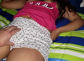 I touched and fucked my sister until she woke up