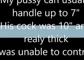 18 year old emma has a screaming orgasm on 10 inch cock